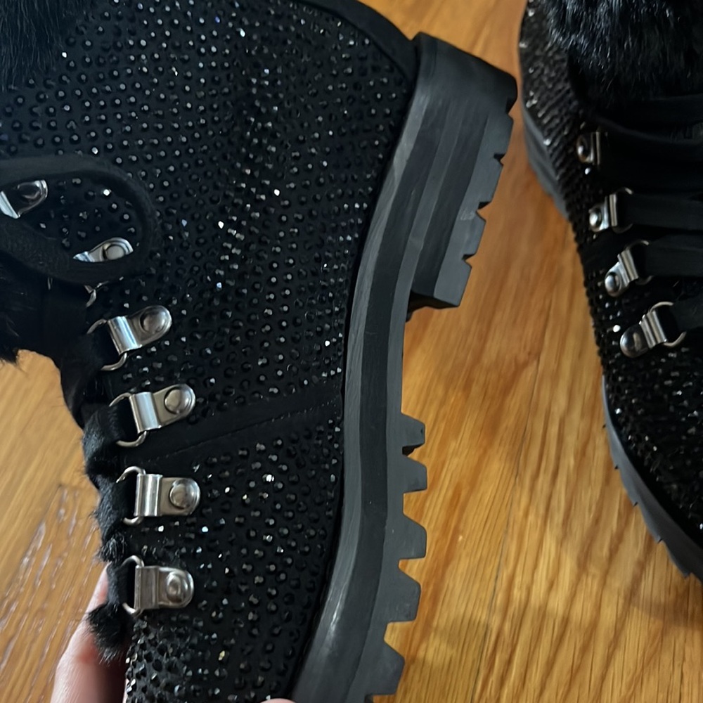 Express, Black Boots, Size 6 View 5